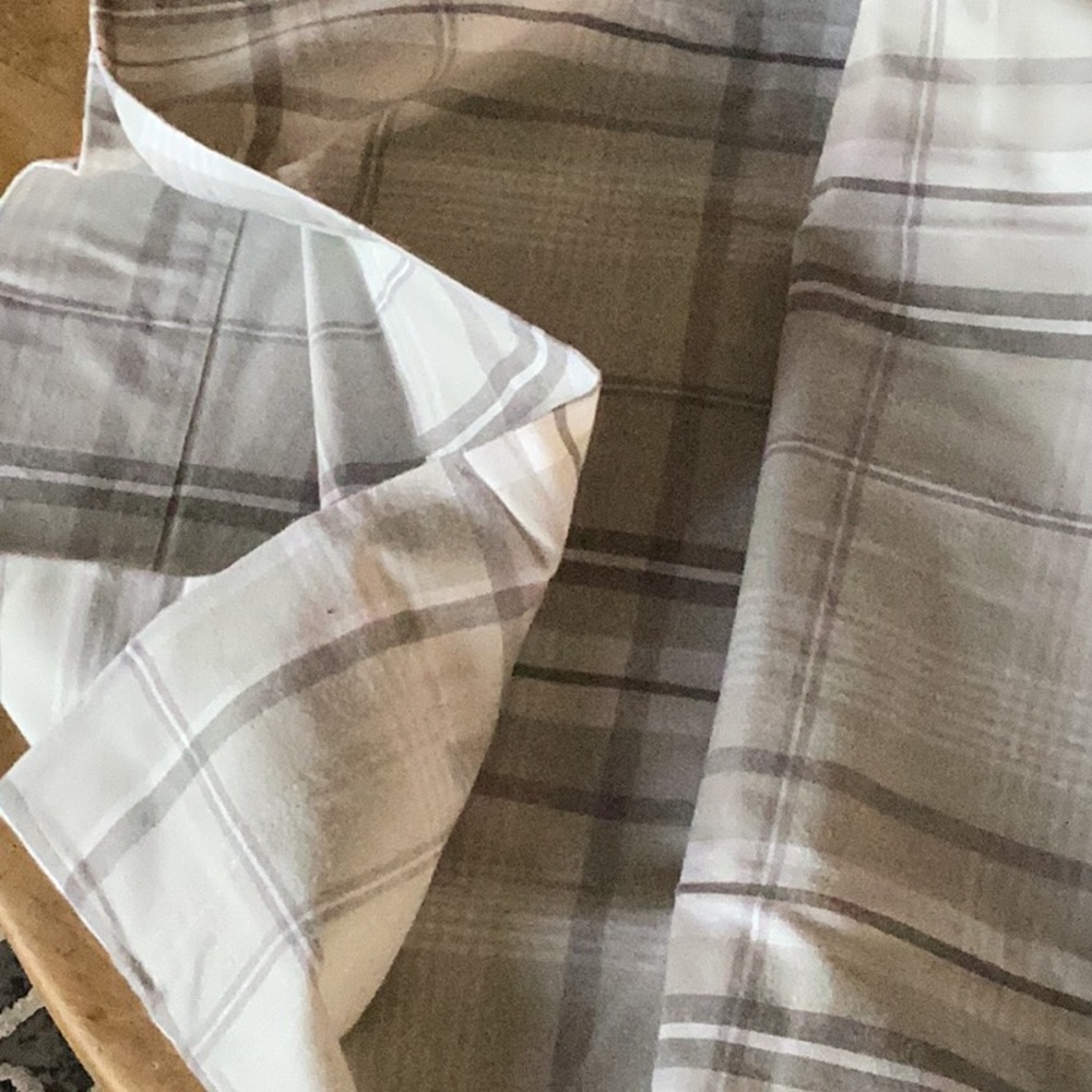 GARNET HILL organic flannel cotton pillowcases